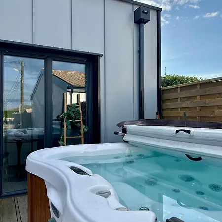 Proche Du Bassin , Jacuzzi, Jardin Prive 아파트 마르슈프림